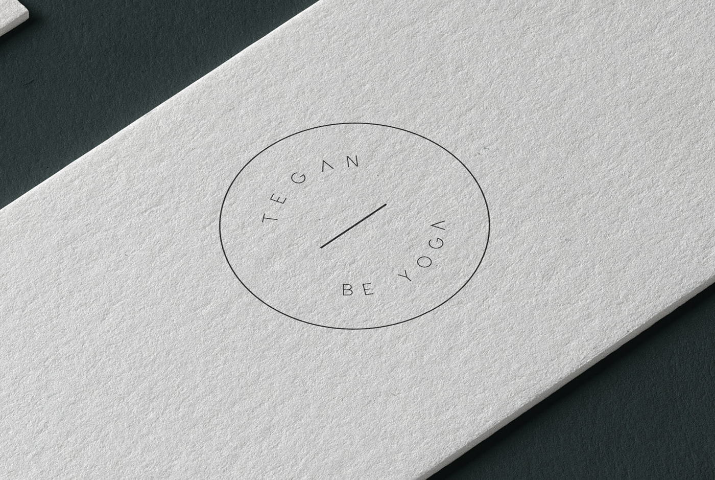 logo brand business card Yoga minimalist Icon