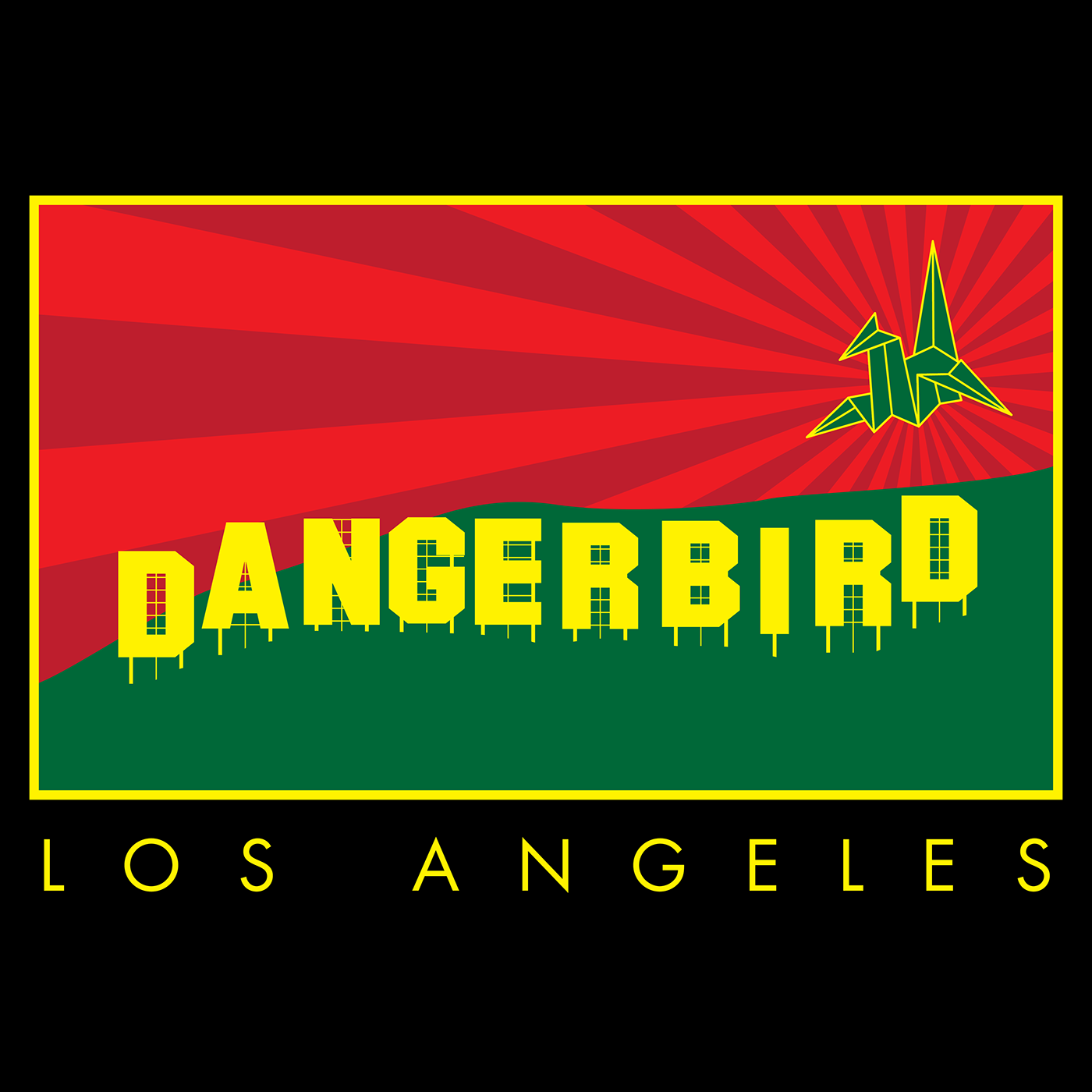 T-Shirt Design dangerbird records Creative allies Los Angeles record company music label