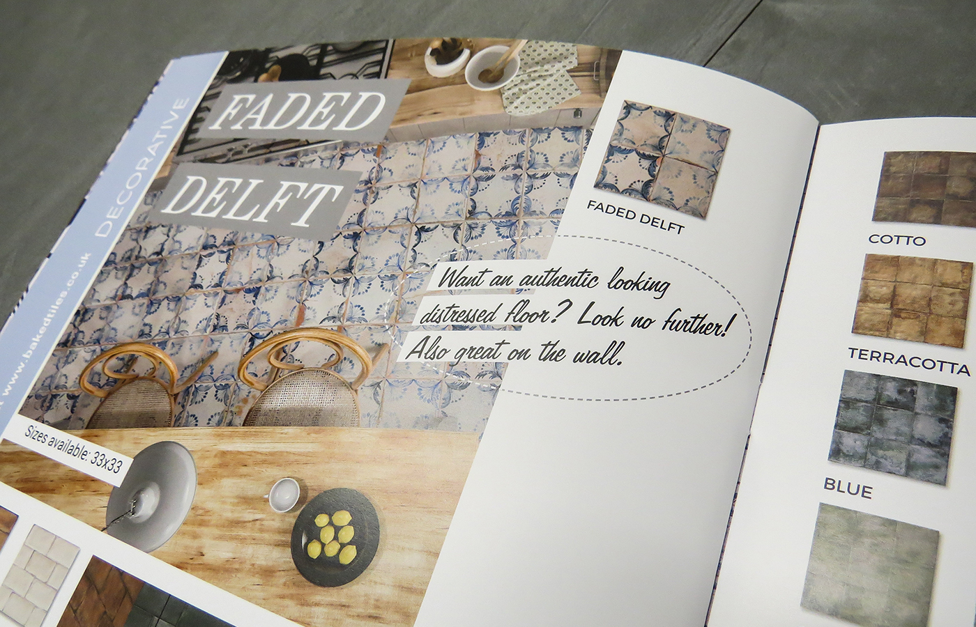 baked tiles brochure catalog Tiling catalogs interior design  editorial design 