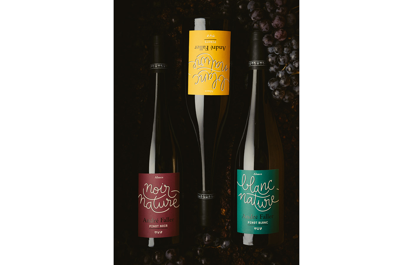 Bouteille de vin Label lettering Packaging wine wine label winelabel