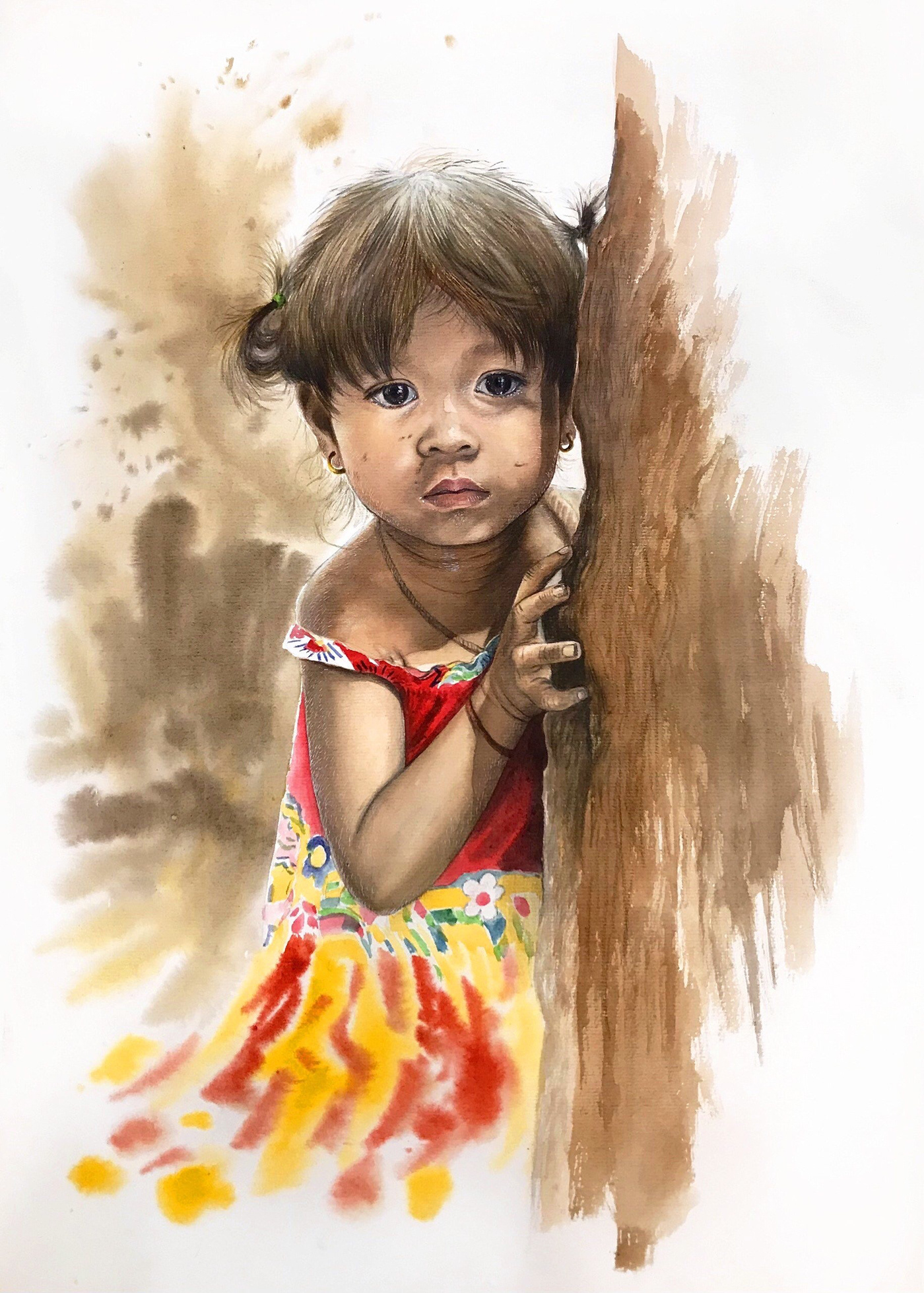 painting   watercolor Drawing  concept art