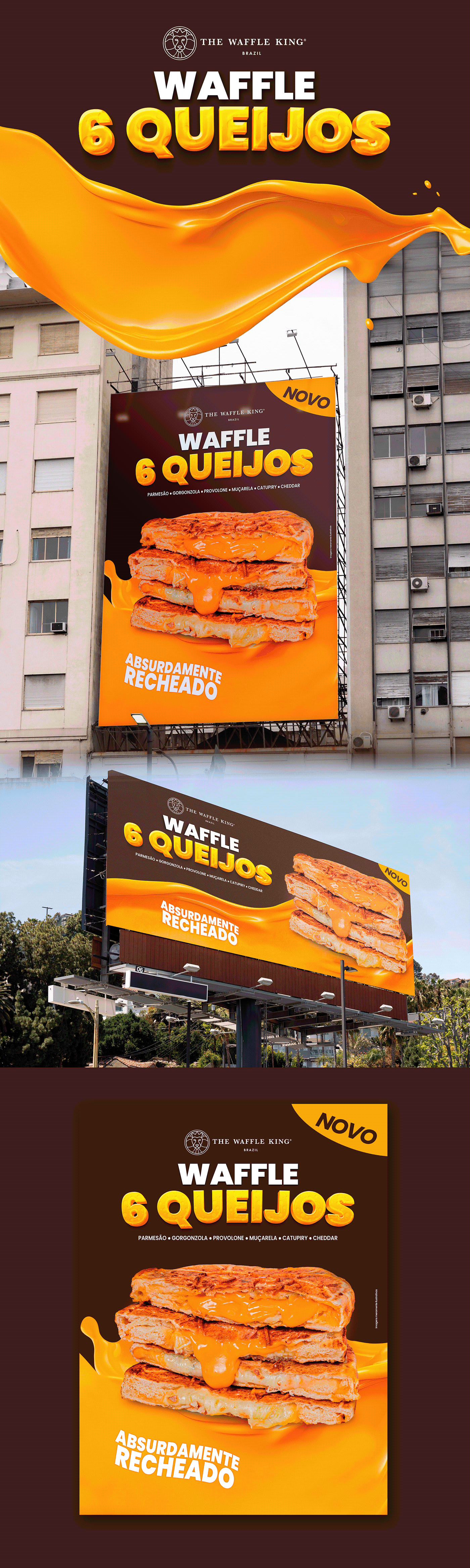 Fast food restaurant Advertising  brand identity visual Graphic Designer visual identity marketing   lançamento queijo