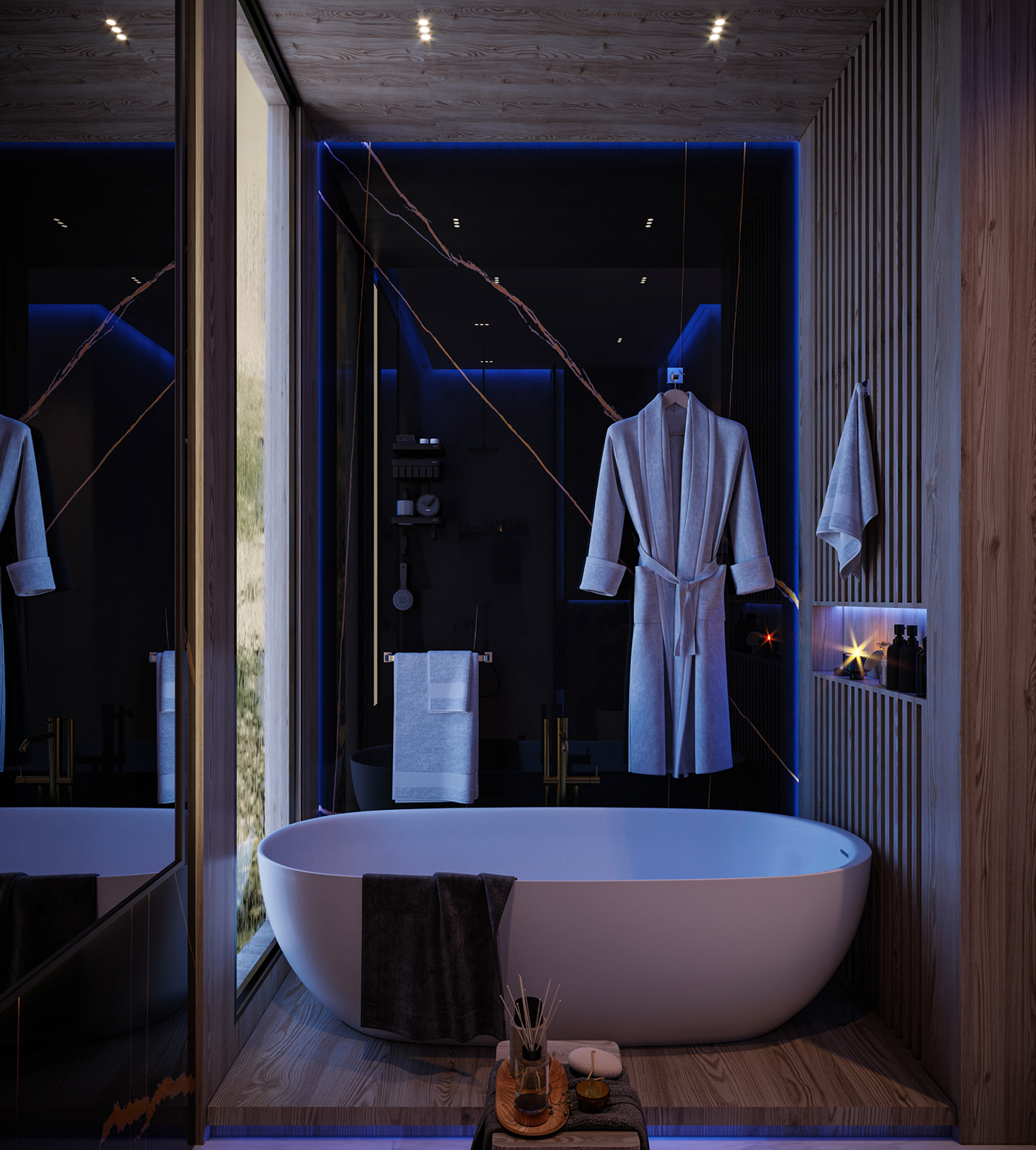 interior design  bathroom visualization architecture Render 3D corona modern archviz CGI