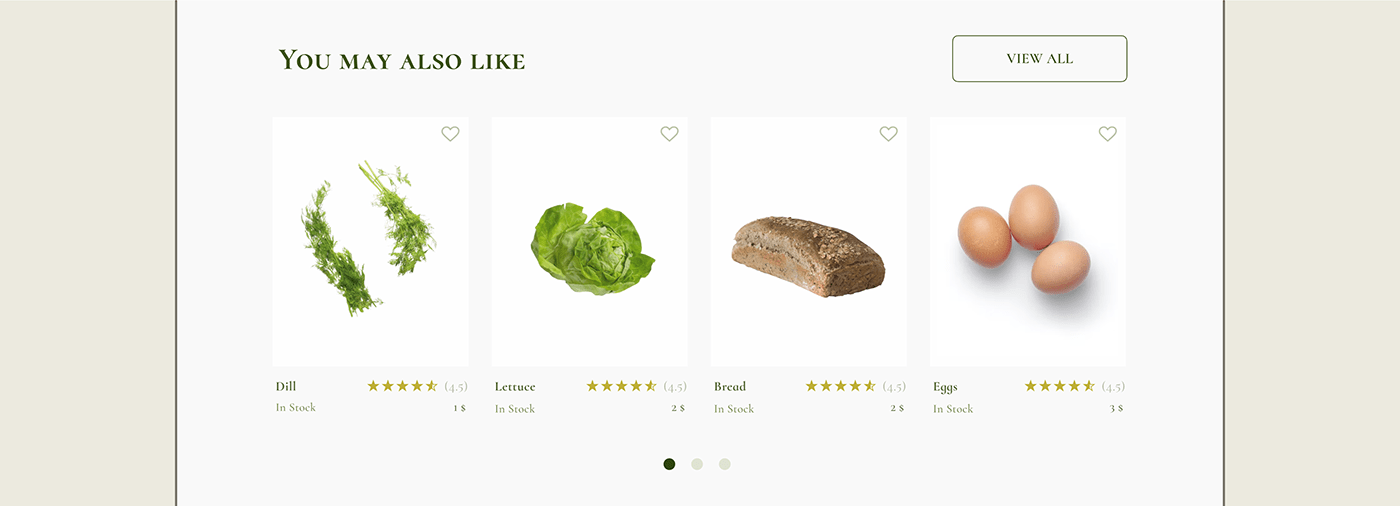 e-store design organic food organicproduct ui design user interface UX UI DESign Web Web Design  Web designer Website