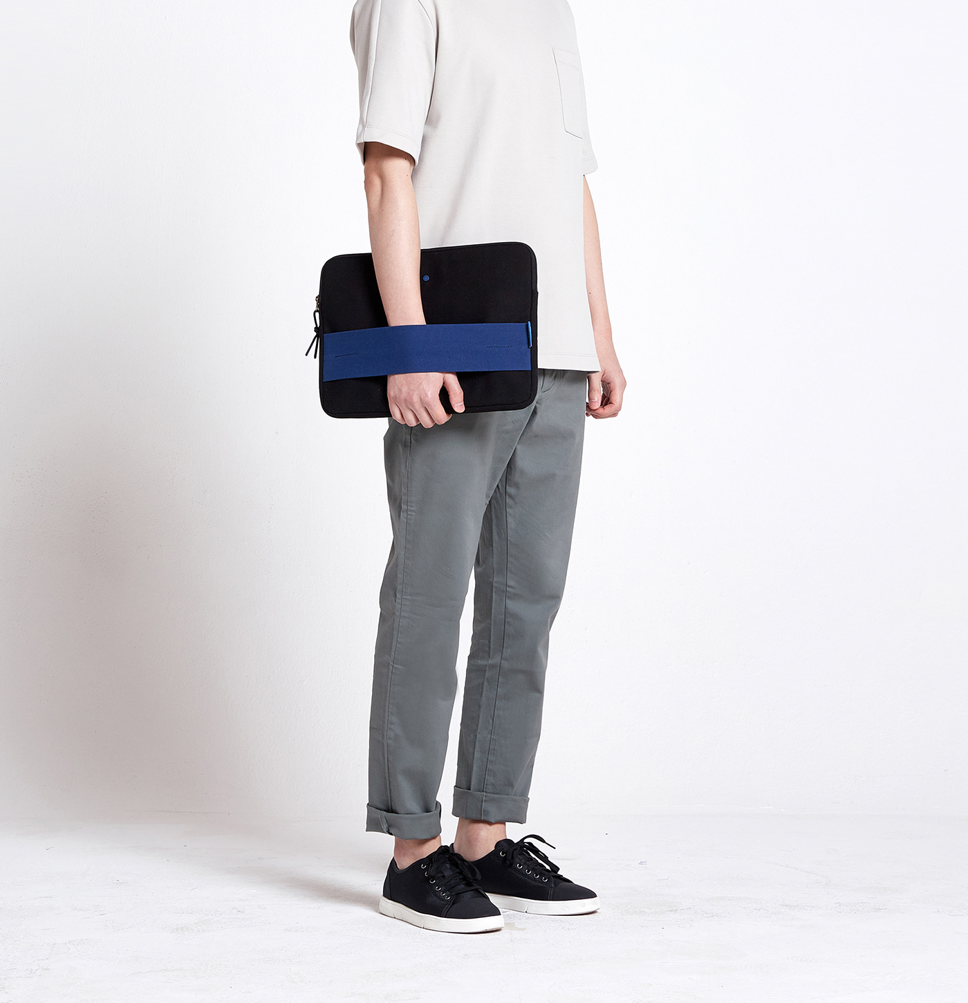 Laptop pouch bag macbook H75 sleeve case minimal blue
