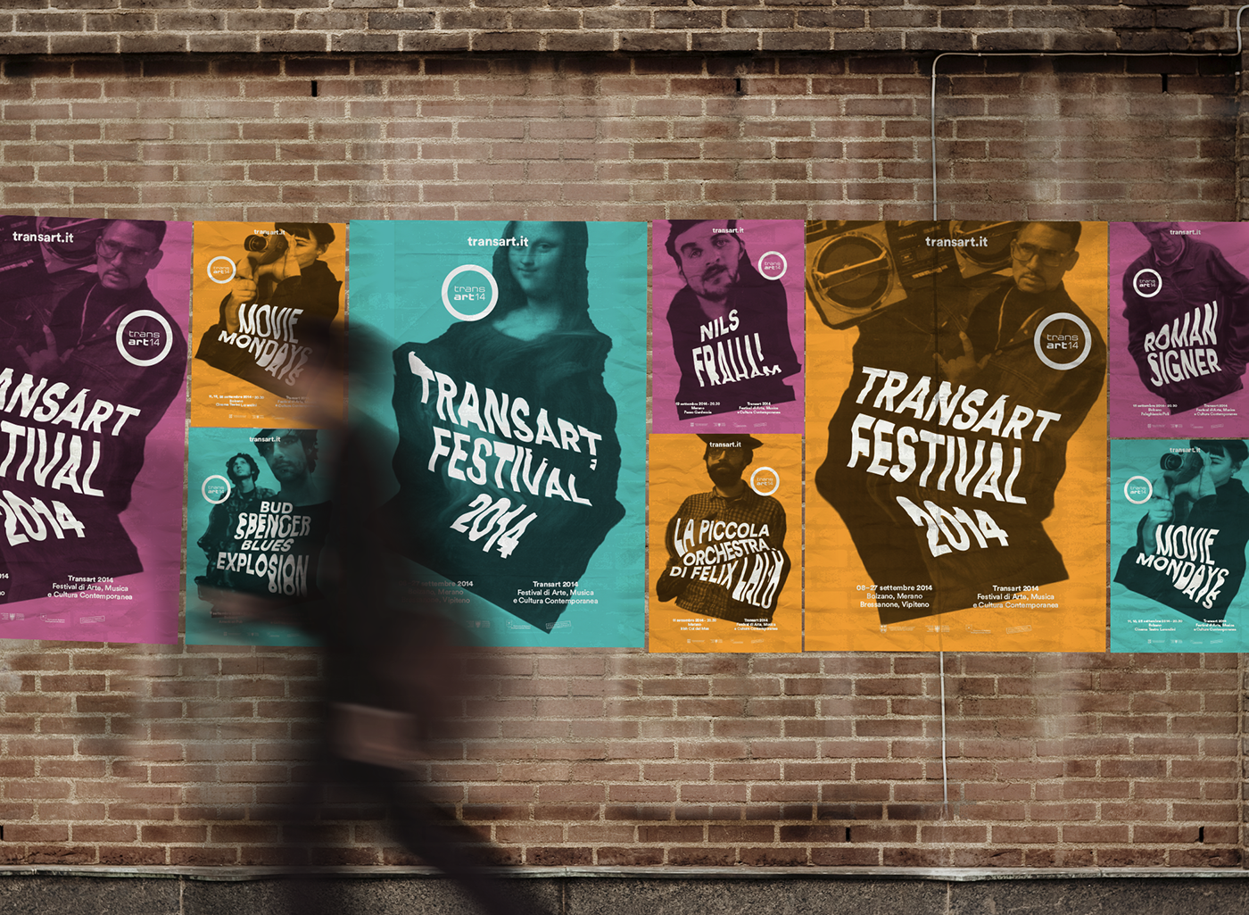 distortion festival iphone Webdesign Program poster art visual identity type palette