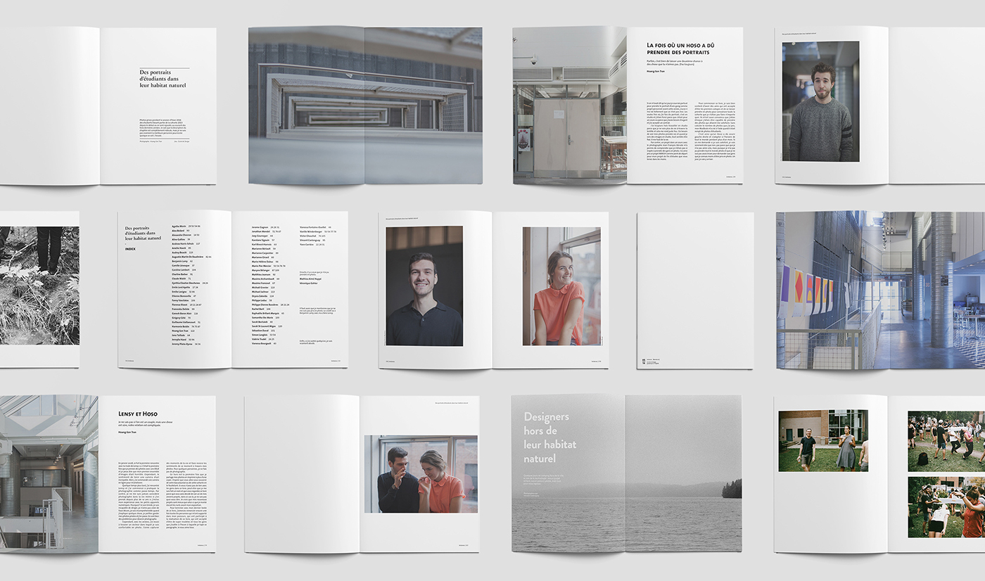 yearbook UQAM cera Photography  identity Website finissants book ANNUAL memories