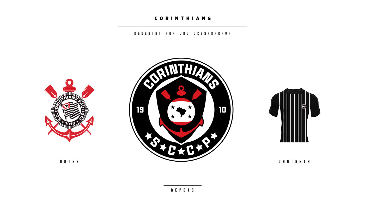 Brasil clubcrestchallenge crest Escudos futebol logos redesign soccer teams times