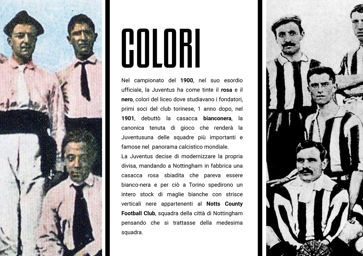 Juventus SerieA football brand VECCHIASIGNORA calcio bianconero team story Championsleague