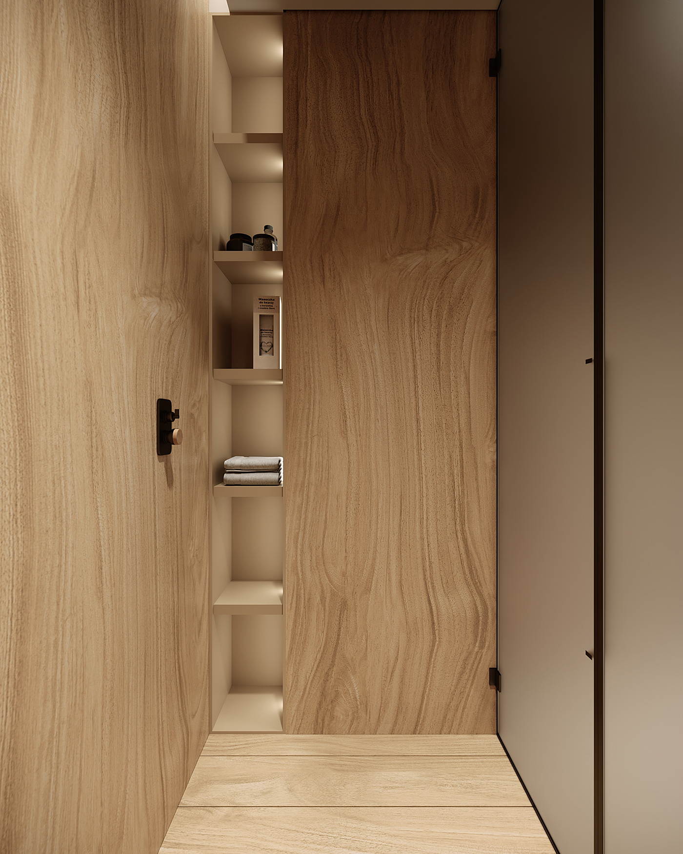 3dmax archviz corona design interior design  minimal modern Render visualization wood
