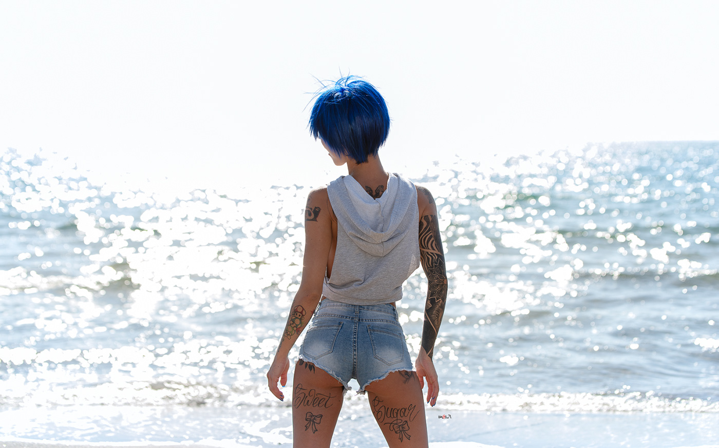model portfolio BEACHWEAR beach moda Fashion  tattoo inkedgirl suicidegirls