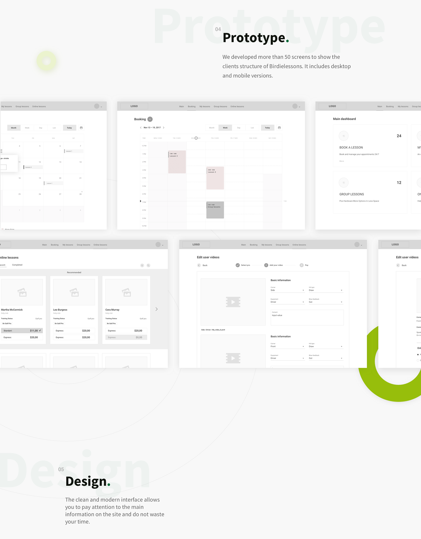 design interface management UI Web user ux Interface dashboard golf