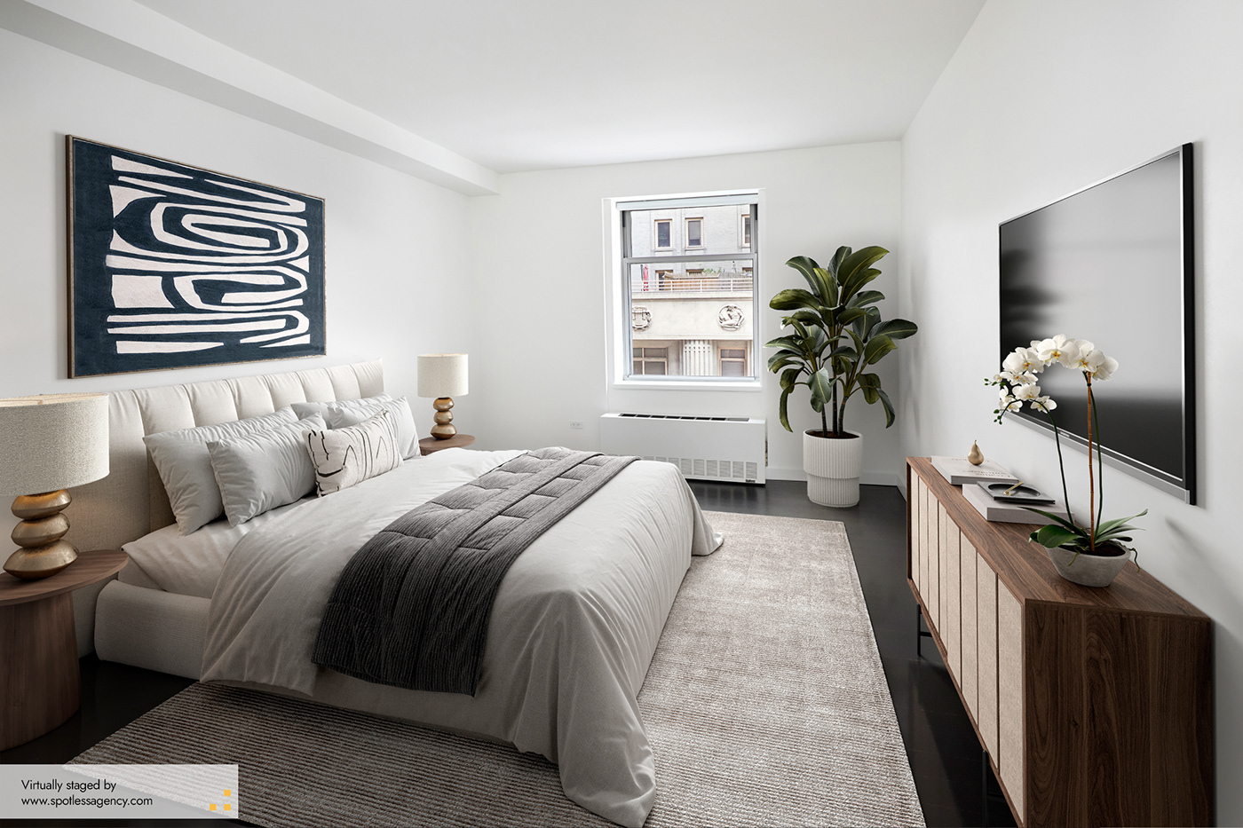 spotlessagency 3ds max 3D Rendering 3D Visualization interior design  Render furniture design New York Photography 