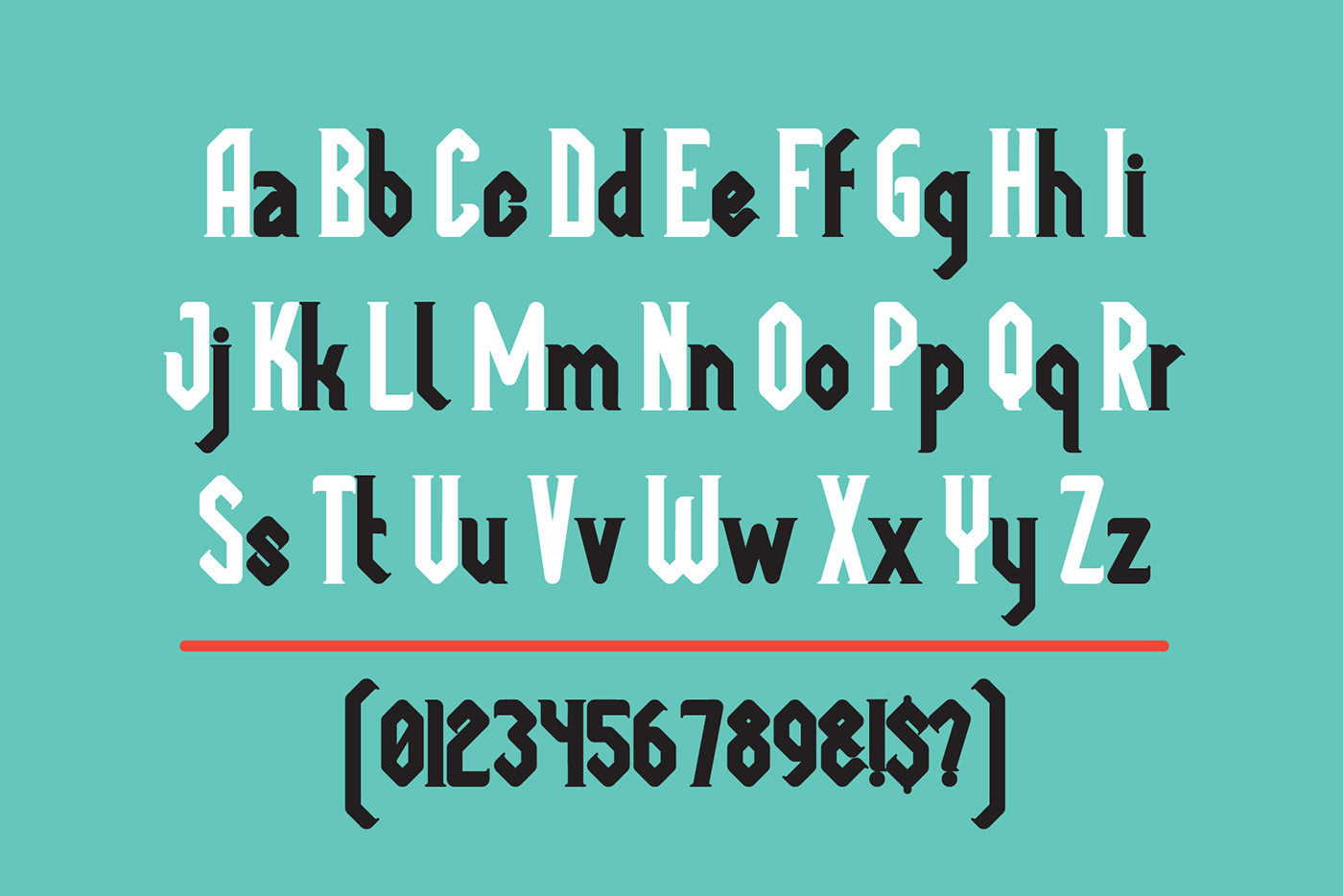 Megapolis Typeface font Retro serif monoline Condenced free