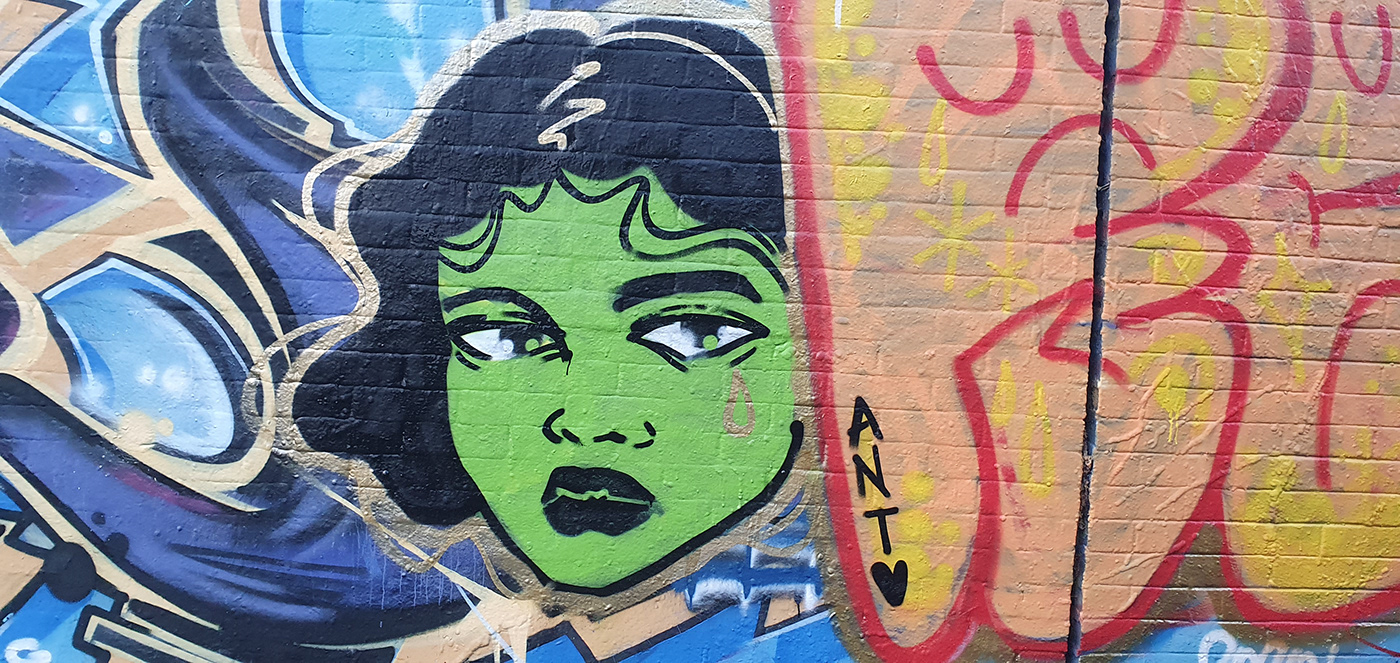 spray paint Mural female Street artist Street Art  Graffiti portrait Ironlak belton molotow woman artist women Illustrator