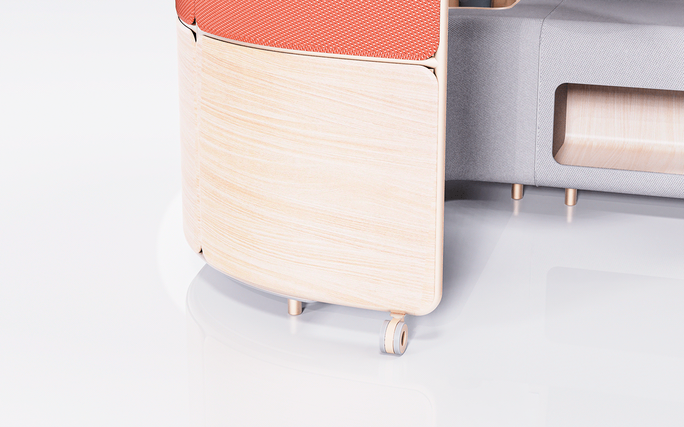 furniture interior design office furniture product design rendering worstation COVid design model 3d workstation