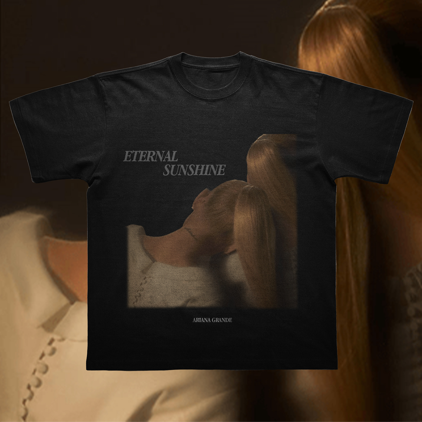 merchandise Ariana Grande pop music Digital Art  concept visual Advertising  designer merch design