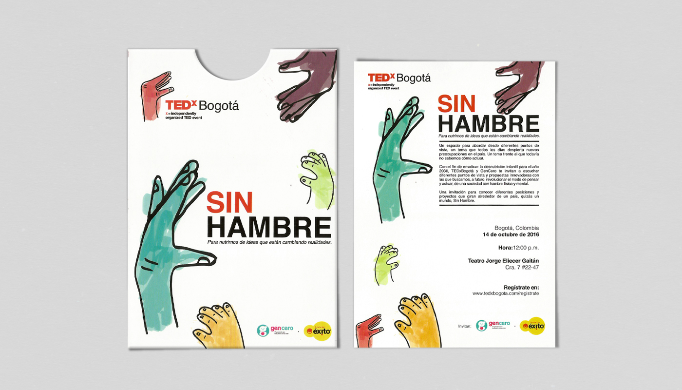 ILLUSTRATION  design TEDx hands bogota