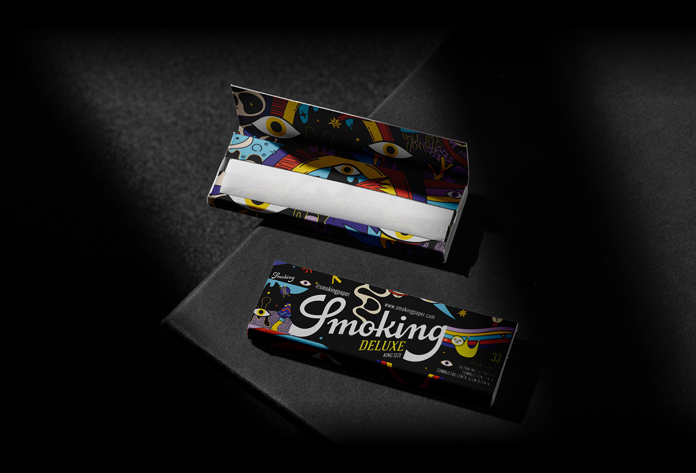 Packaging design graphic design  ilustracion smoking smoking paper branding  diseño gráfico rolling paper papelillos