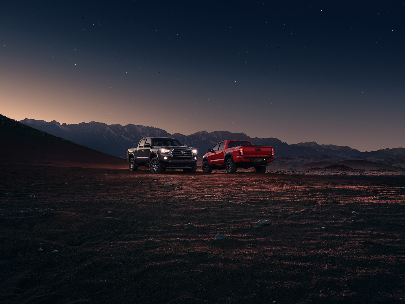 Alex Bernstein automotive   Landscape Moody recom stars tacoma toyota Truck twilight