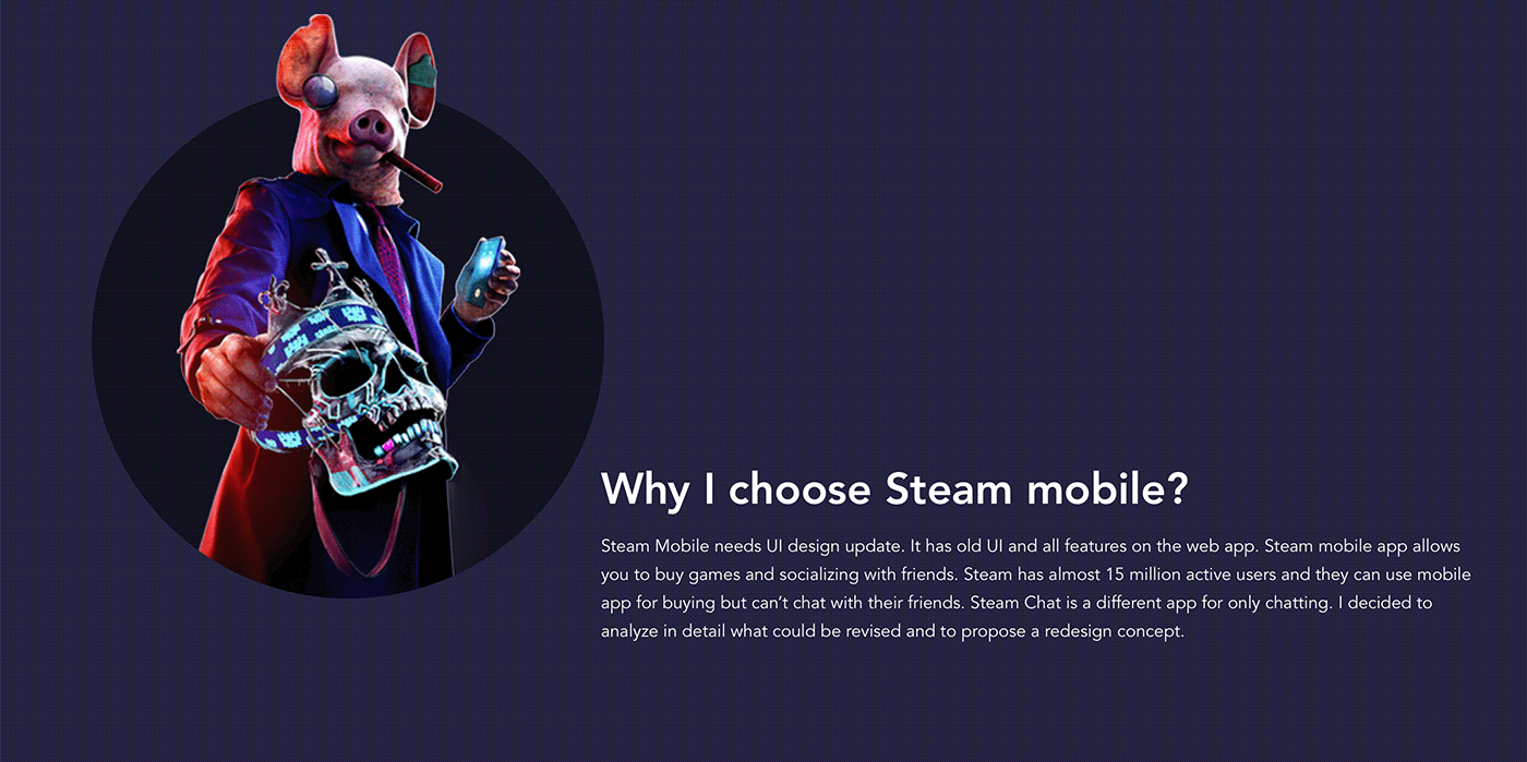 Steam redesign ux UI game UX Research user experience