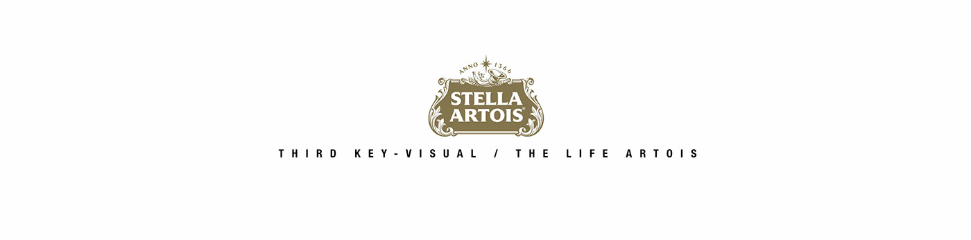art deco ILLUSTRATION  key visual print Stella Artois vintage