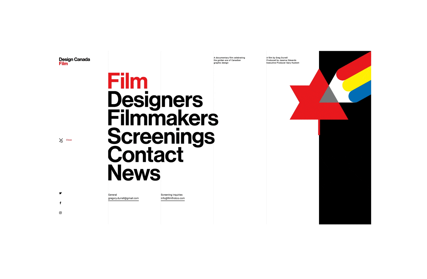 Responsive Web Experience for Design Canada Documentary