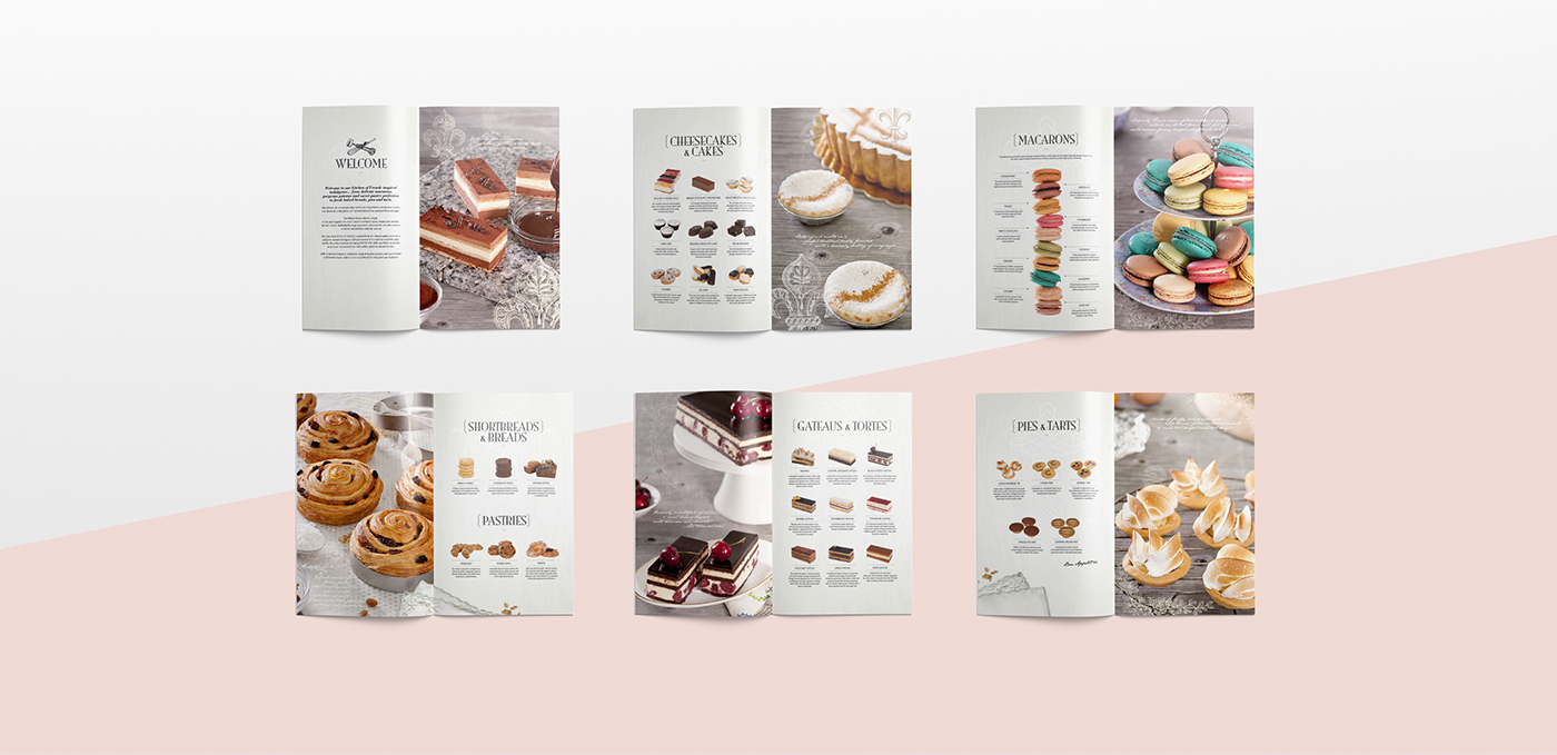 bakers extra food photography Catalogue brochure elegant food styling pastry French artisan