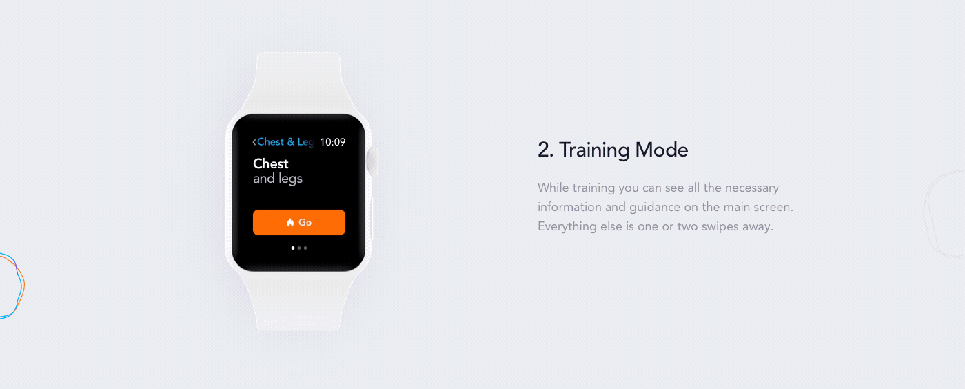app application fitness gym ios mobile training UI ux workout