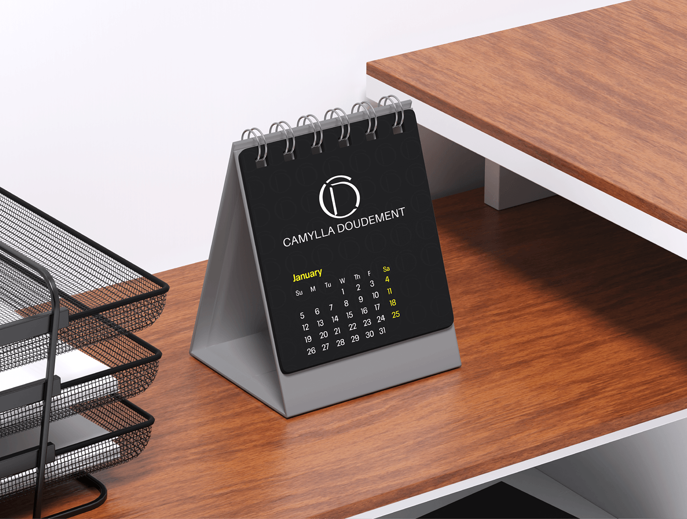 Calendário de mesa | Calendar Desk