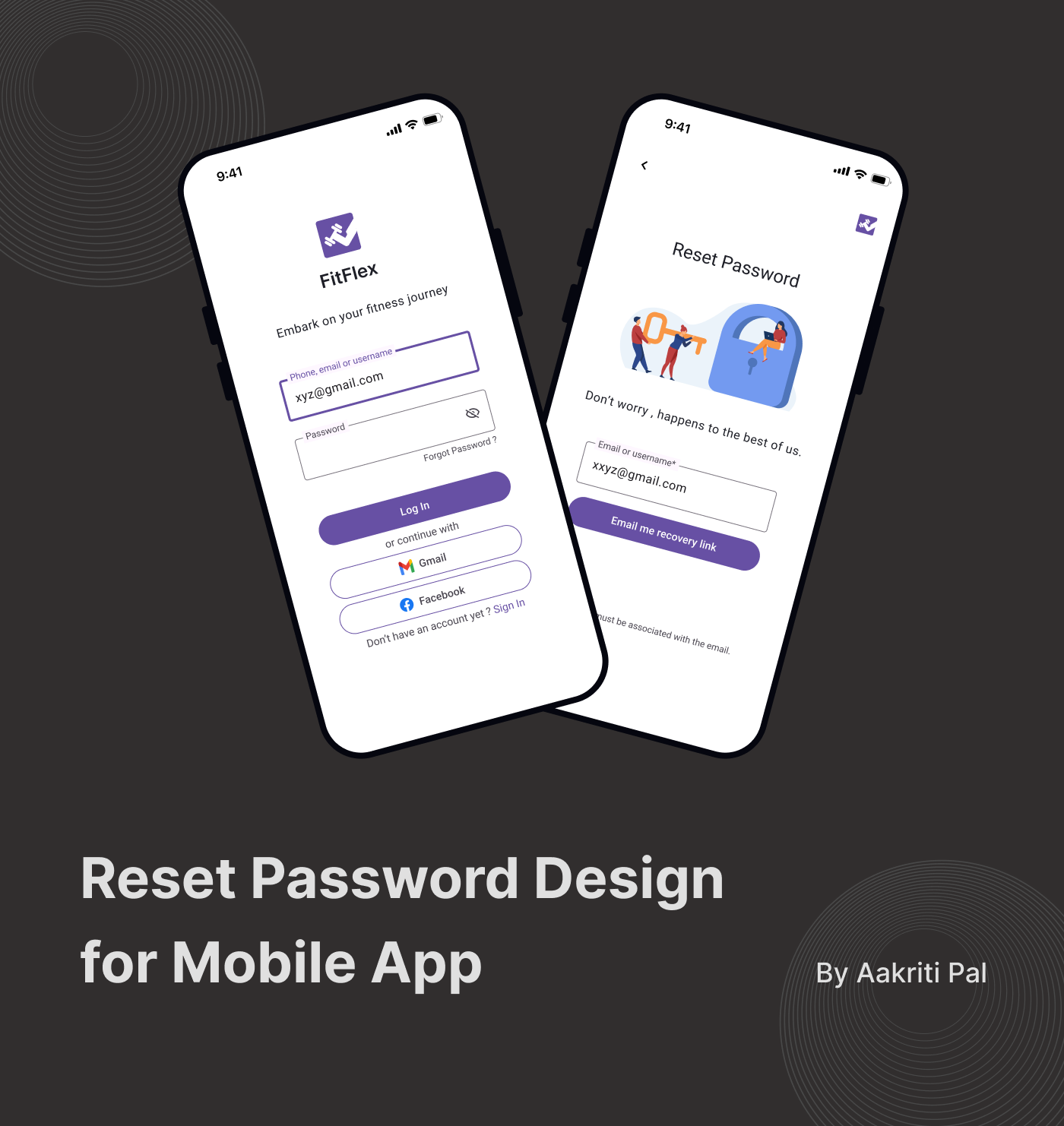 ui design reset password Mobile app user interface Uxcel Figma Best Practices prototype IxD