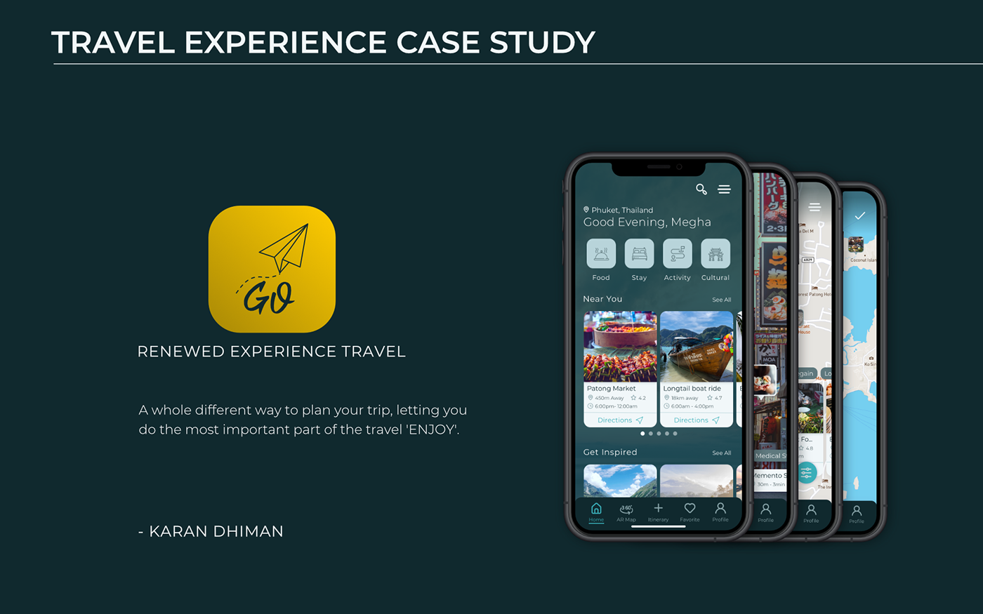 app design Case Study dark mode portfolio sketch teavel UX Case Study UX Designer ux/ui visual design