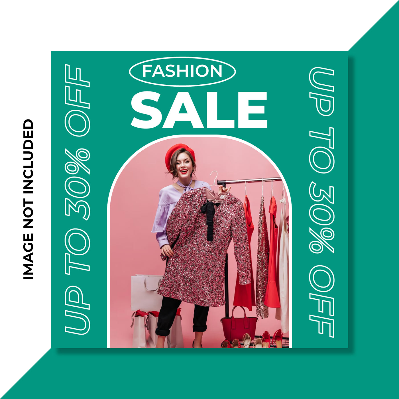 Fashion  Photography  sale flyer post ads Graphic Designer fashon model portrait