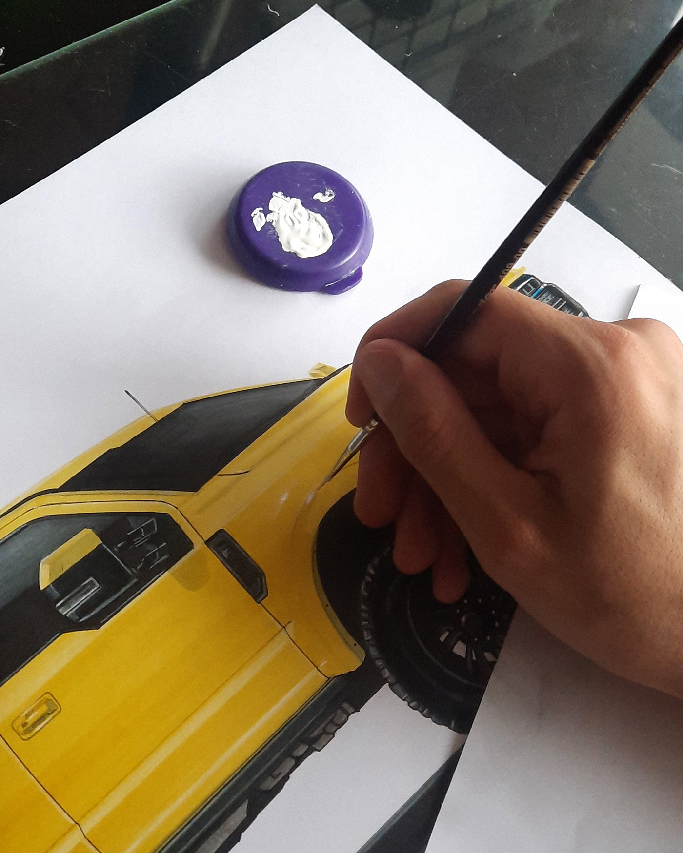 Ford ford trucks art design car design ILLUSTRATION  rendering Realistic drawing sketch ford f250