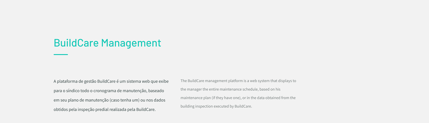 app building dashboard maintenance management research timeline user case Web Interface