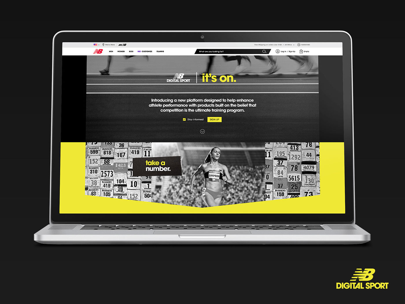 sport yellow shoes athletic Web UI Responsive