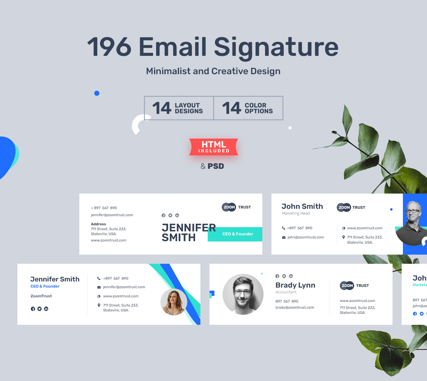 creative digital signature E-sign e-signature Email email sign email signature freelancer GMail modern