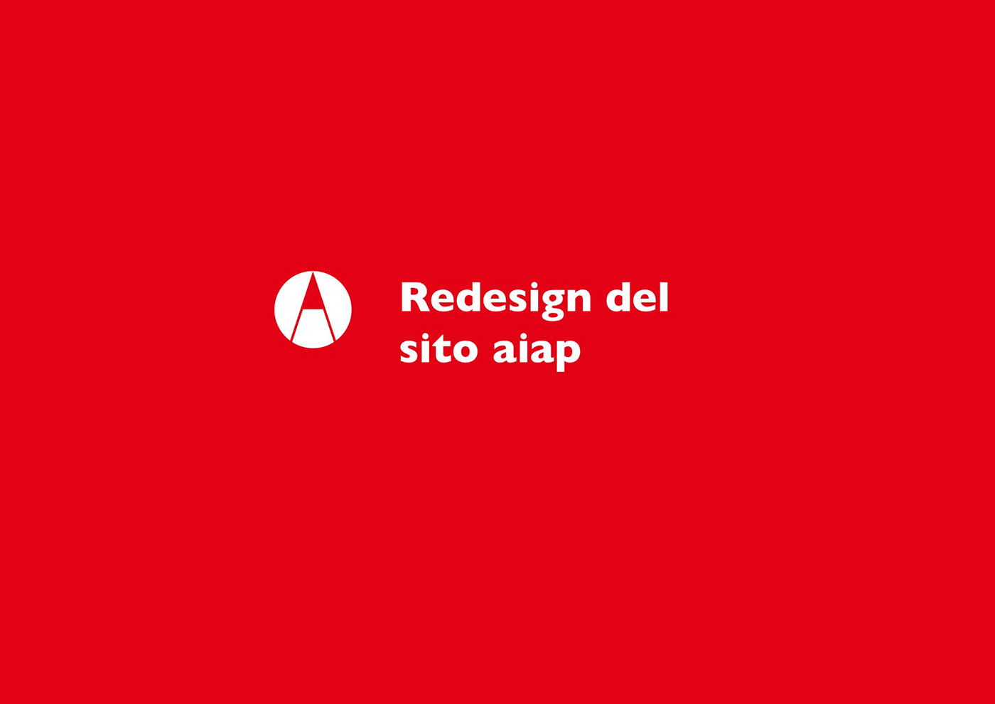 aiap design visual design italia Comunicazione Visiva redesign composizione
