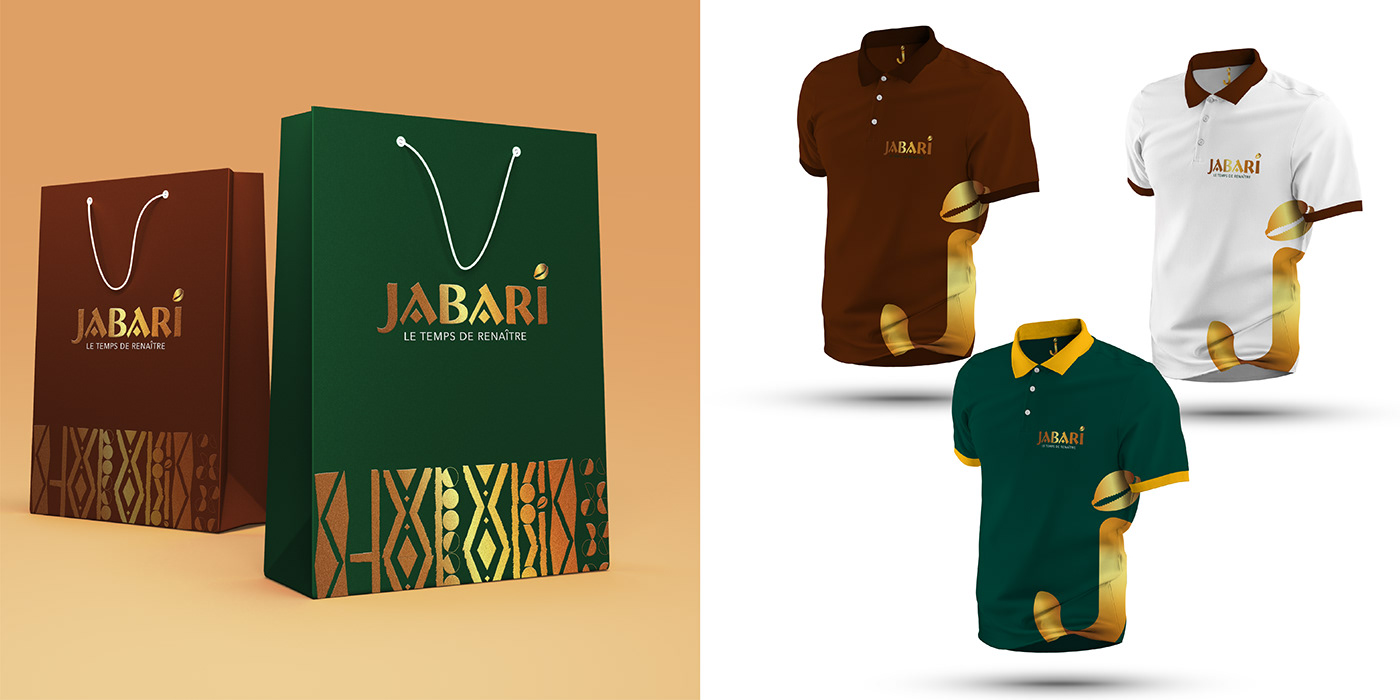 Logo and Brand Identity: JABARI Mockup 