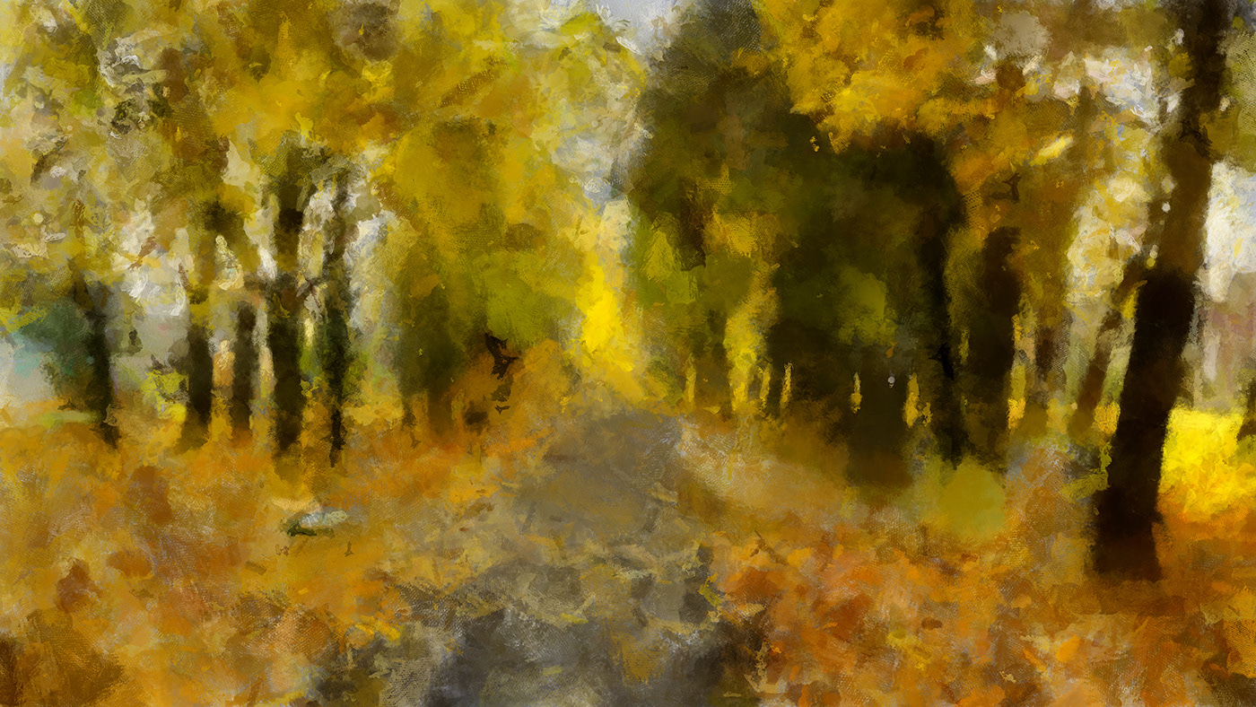 art autumn image impression impressionism inspiration Landscape Nature painting   Park