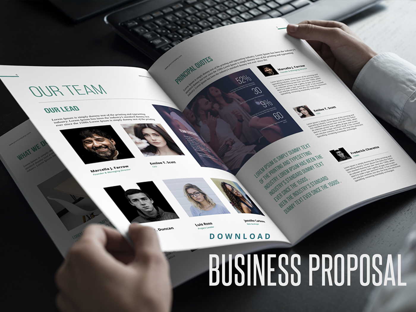 free posters book Booklet brand brand guidelines branding  brochure business clean Collateral