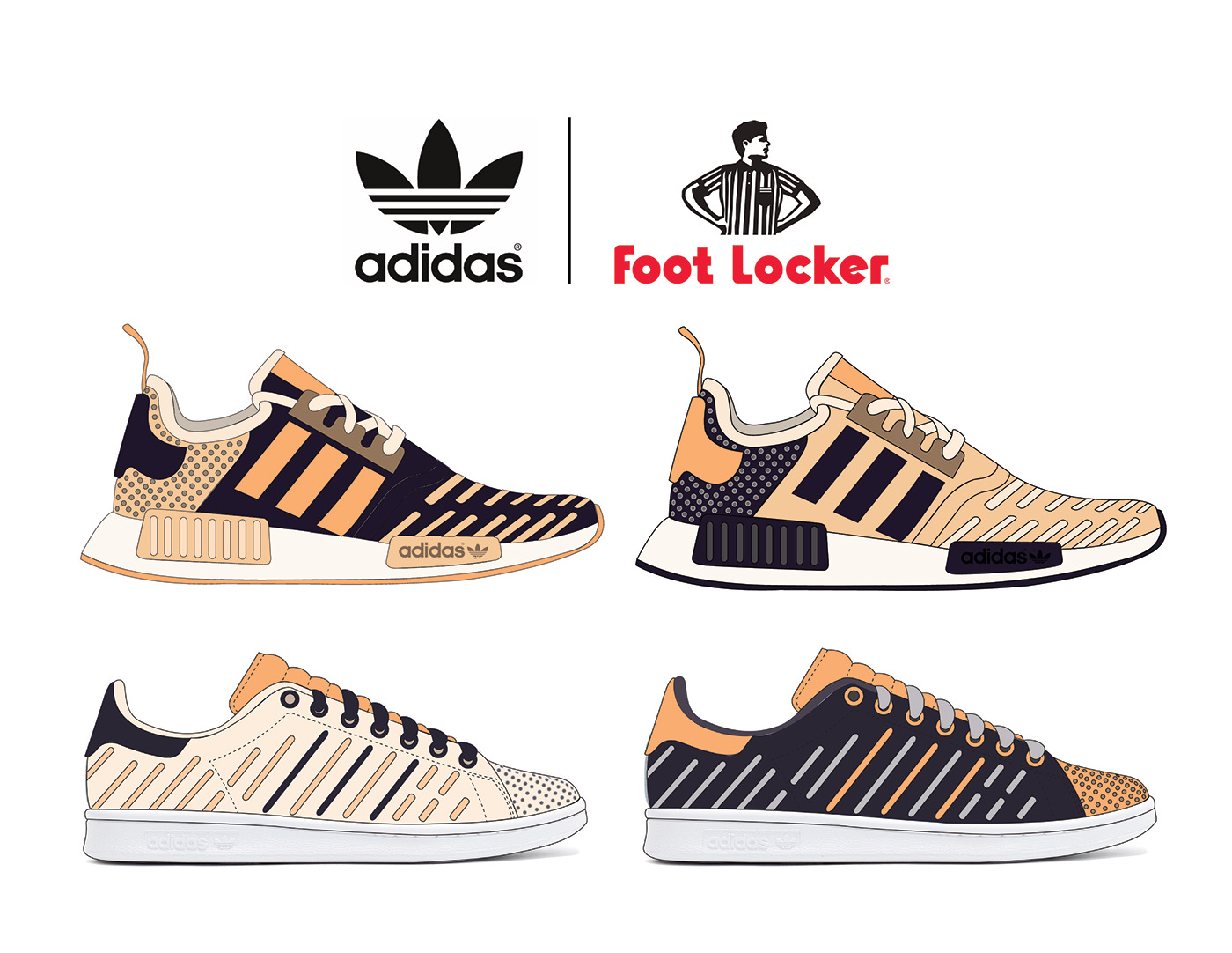 Fashion  shoes footwear adidas footlocker sneakers design color Collection sports