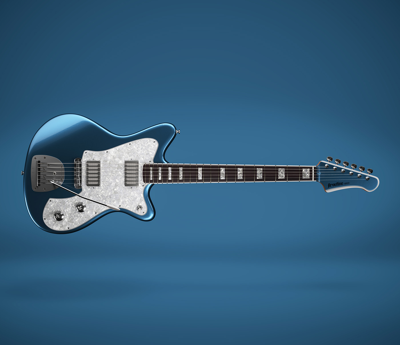 3ds max Custom fender Gibson guitar prs Render rock stratocaster Suhr