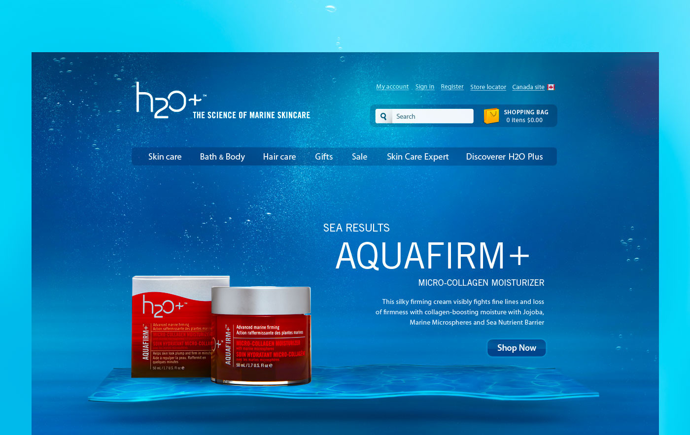 h2o  site  website  clean  fresh