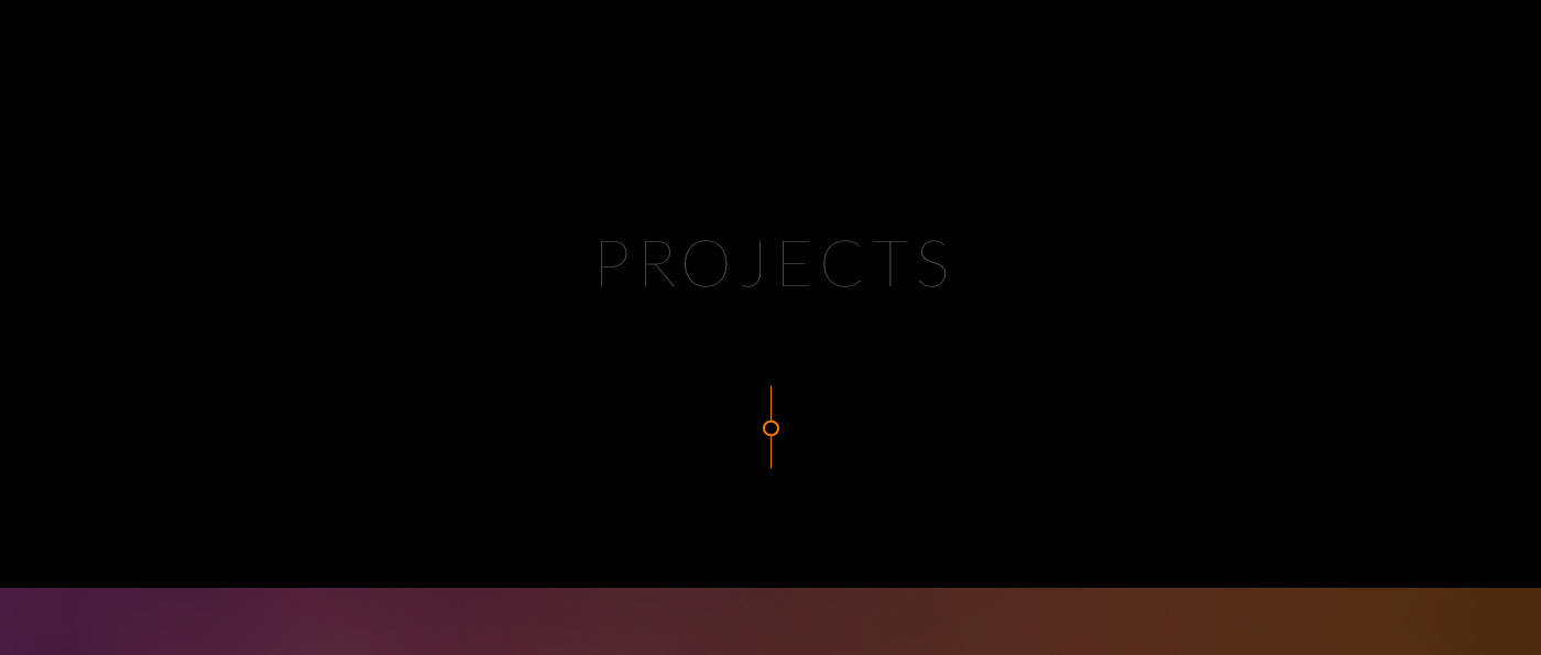 ux UI Responsive design mobile tablet purple orange black pink motion media Web video parallaxe