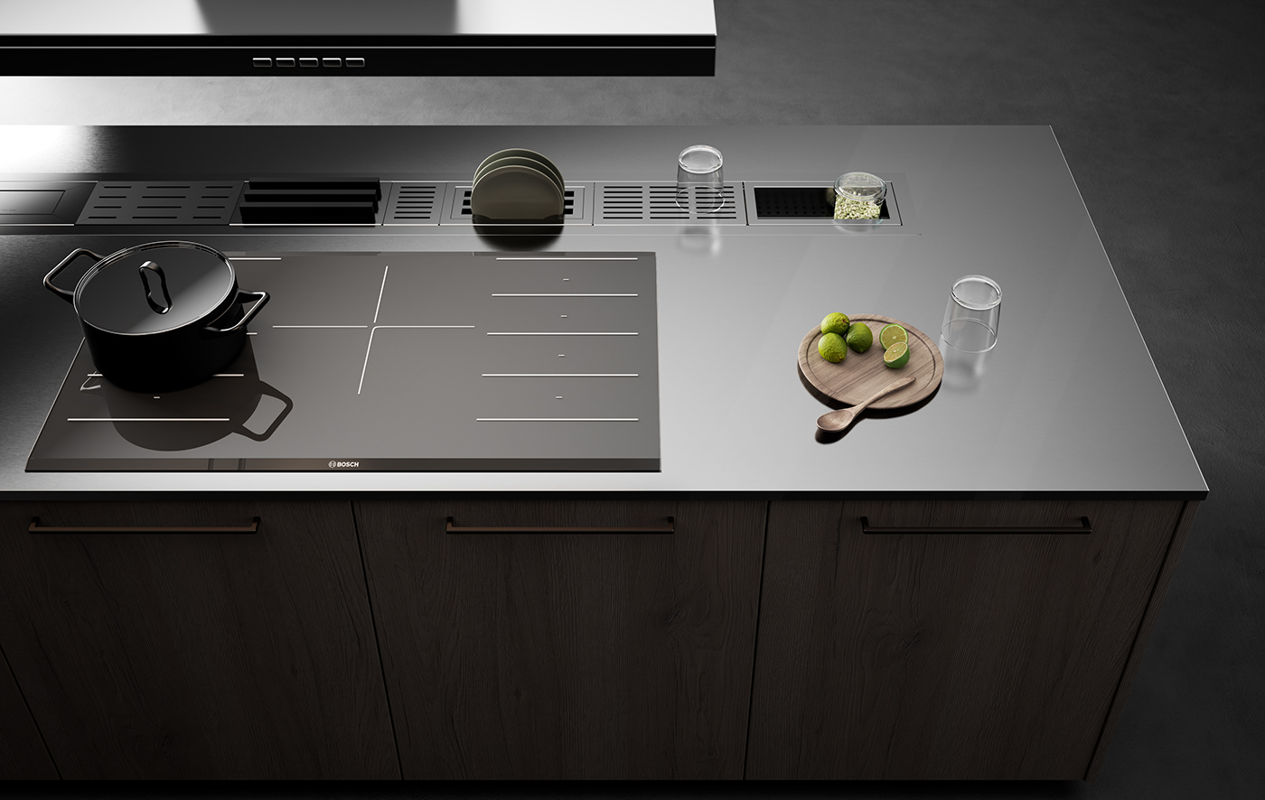 3D Behance design inspiration Interior kitchen maverickrender new 2020 rendering