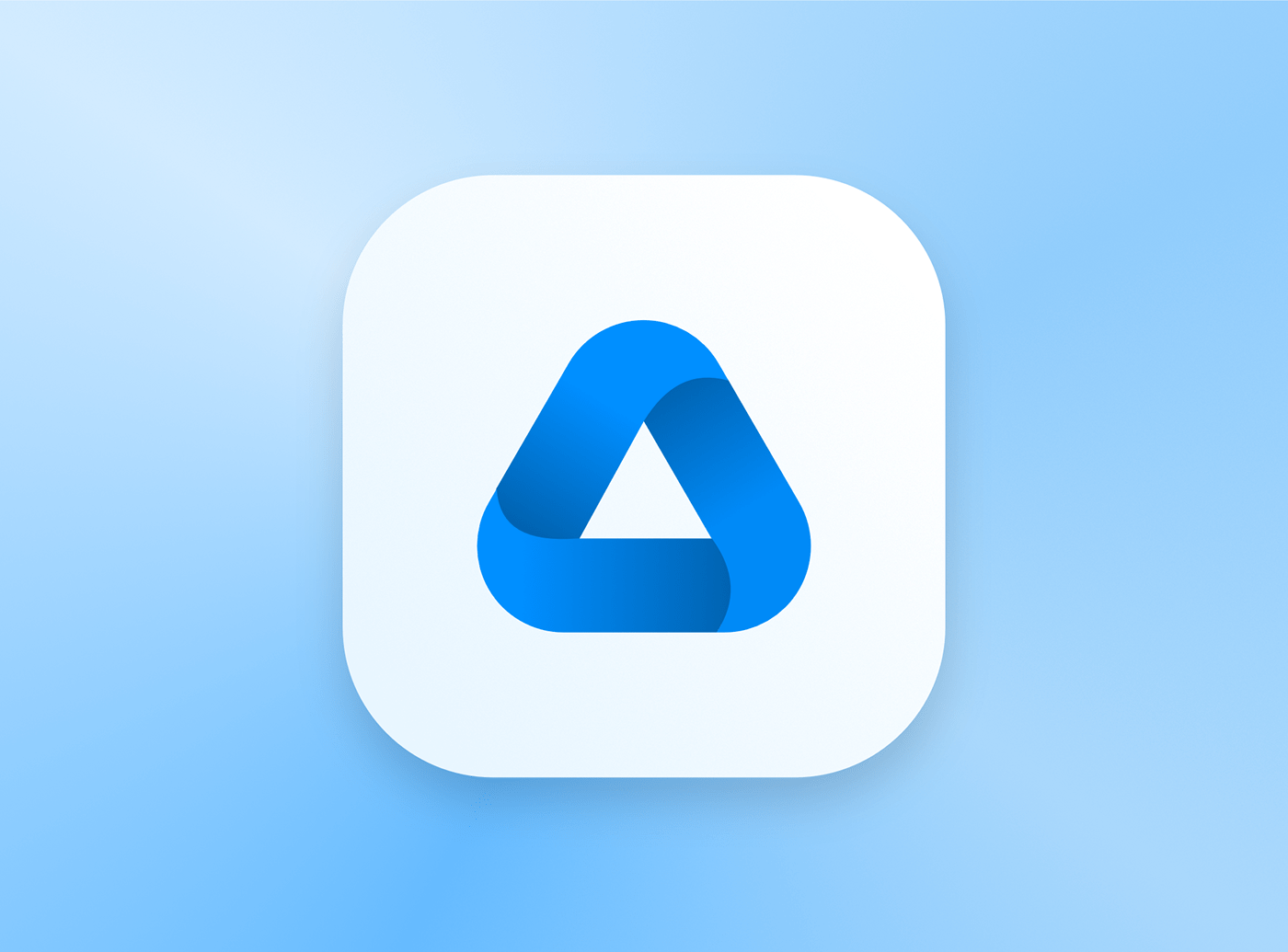 a letter Advertising  brand graphic design  Icon logo minimal mobile modern swiftui
