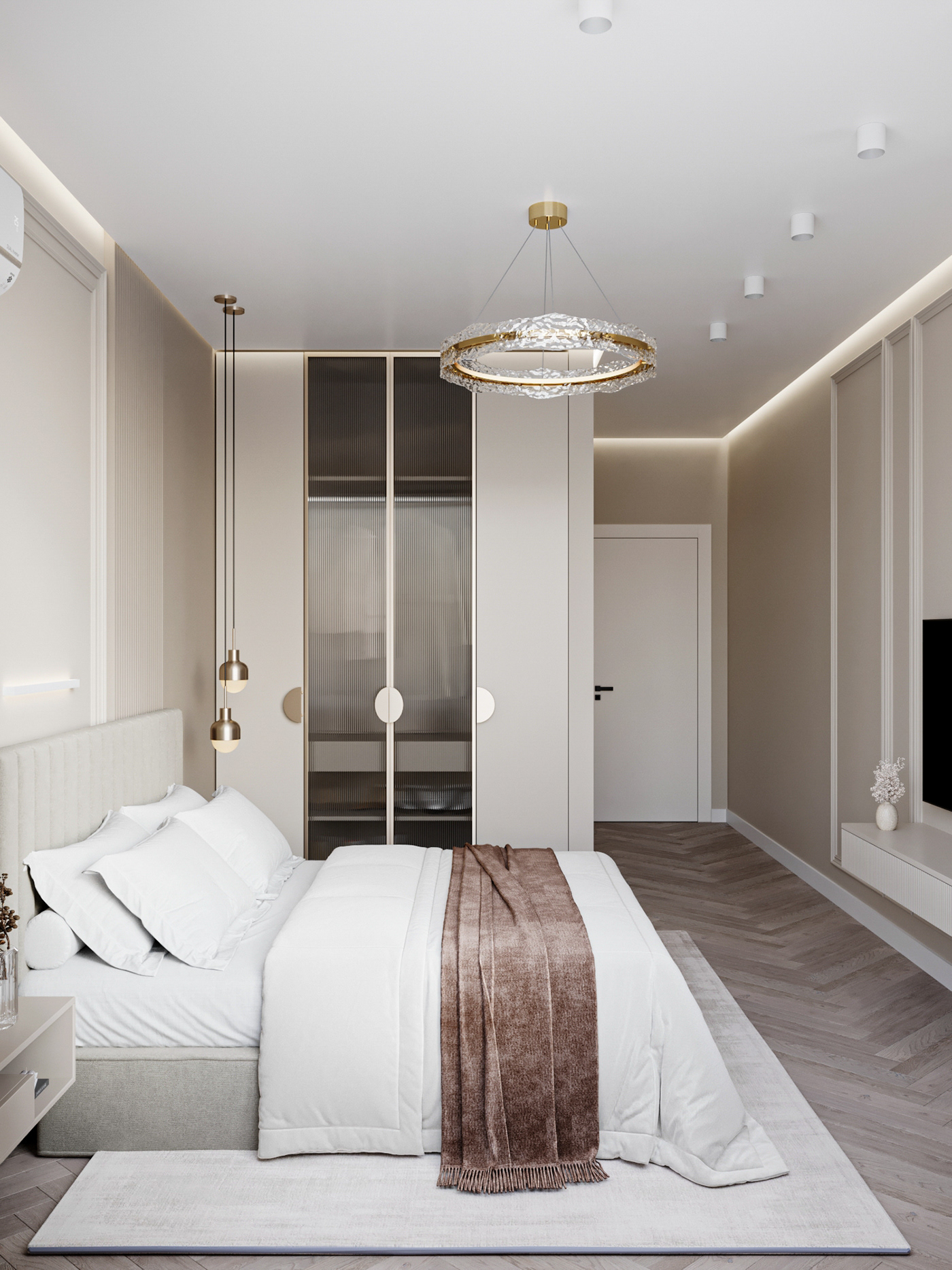 bedroom bedroom design interior design  Interior Bedroom interior 3D Visualization interiors 3D corona