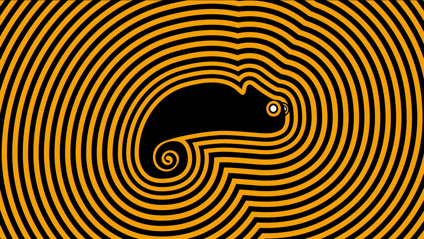 band logo chameleon indie music rock visual identity alternative Rebrand redesign