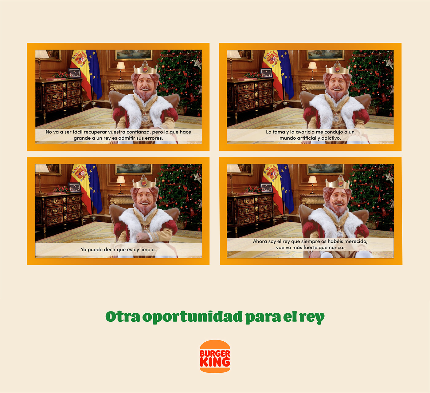 Burger King Spot Drugs king Realfood copy guion autentico Discurso rey